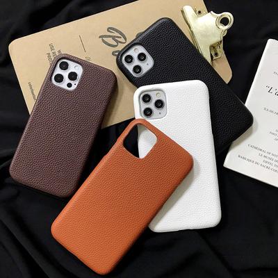 Geschikt voor Apple Telefoonhoesje 15promax, Half-pack met Lychee Patroon, IPhone14, Anti-val 13, Volledig Pak 12, Eenvoudige 11 Sets
