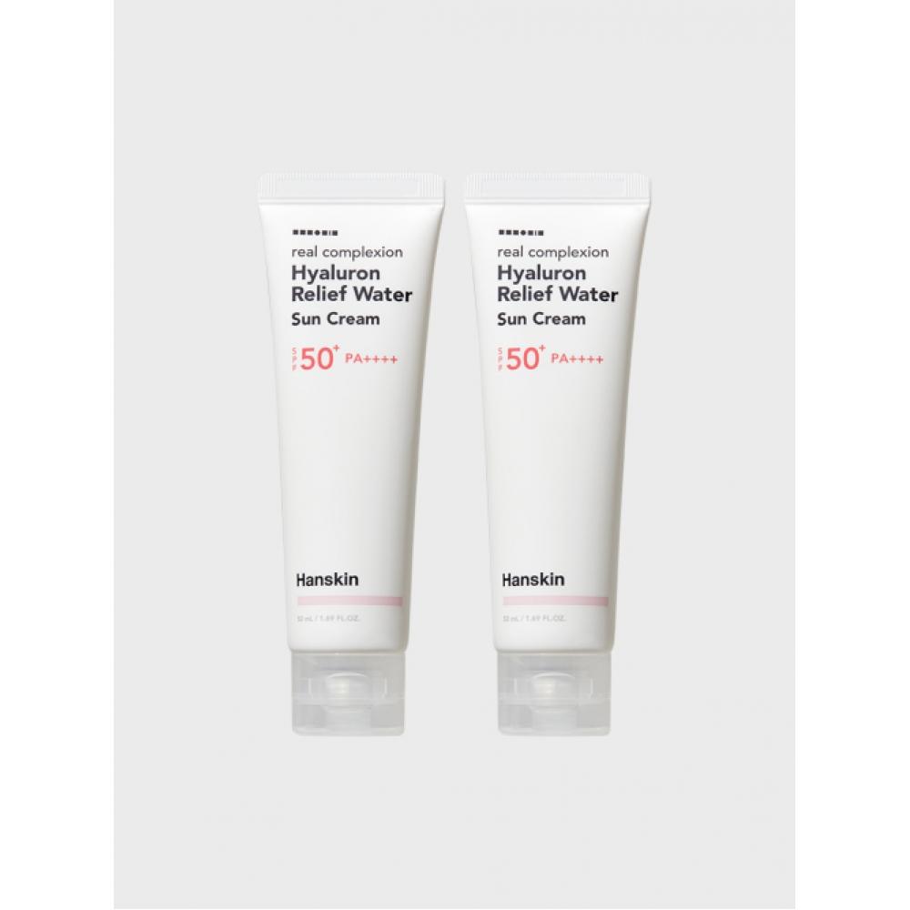 Hanskin Real Complexion Hyaluronic Relief Water Sun Cream 50ml 2 2 [B0010496]