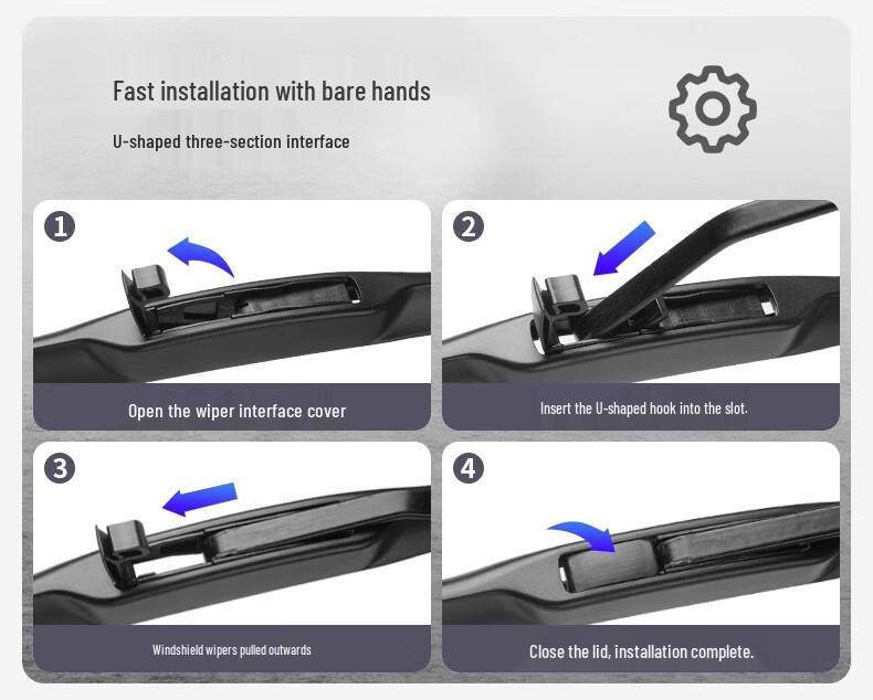 GAC Honda Lingpai Frameless Wiper Set - Models 13-19