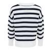 Miso Womens/Ladies Stripe Knitted Relaxed Fit Jumper