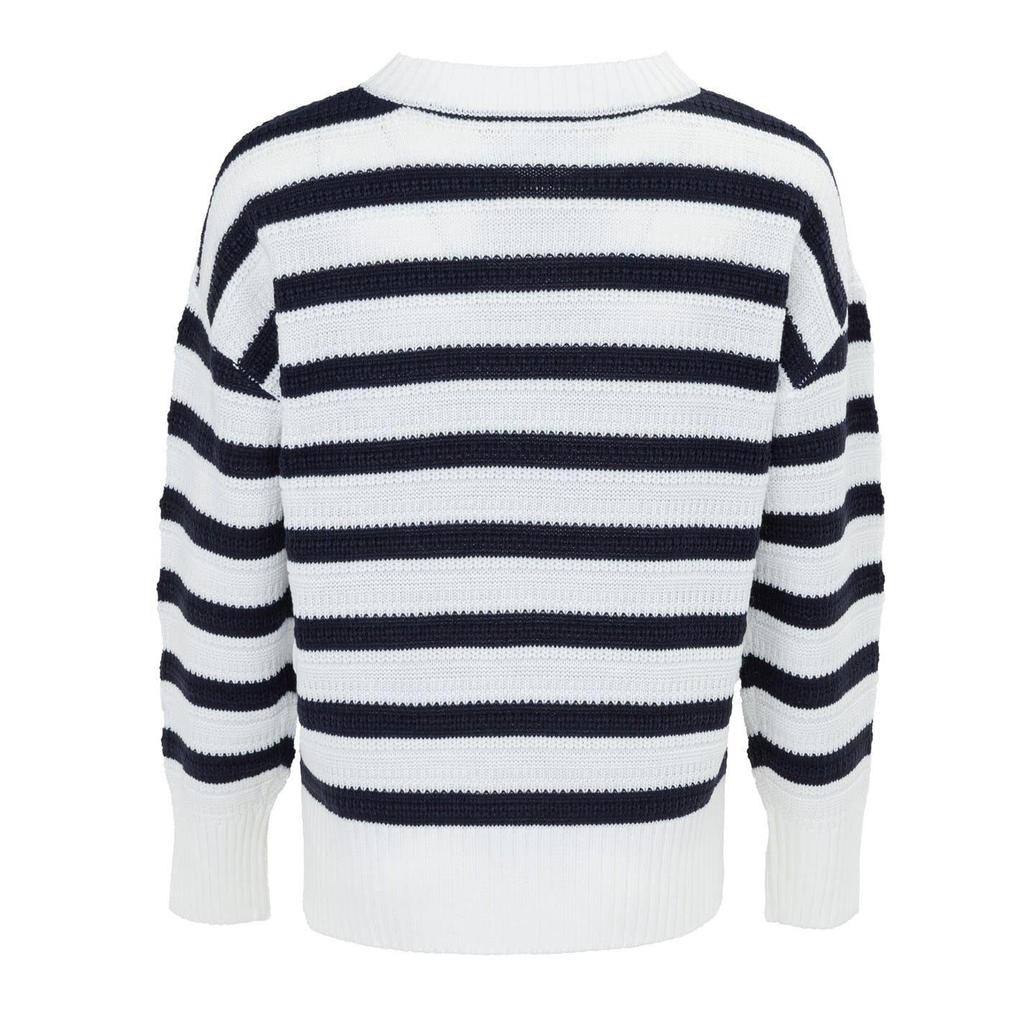 Miso Womens/Ladies Stripe Knitted Relaxed Fit Jumper