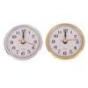 Klassisk Ur Håndværk Kvarts Urværk 2-1/2" (65Mm) Rundt Ur Hovedindsats Romertal Lille Ur Arabiske Tal Ur