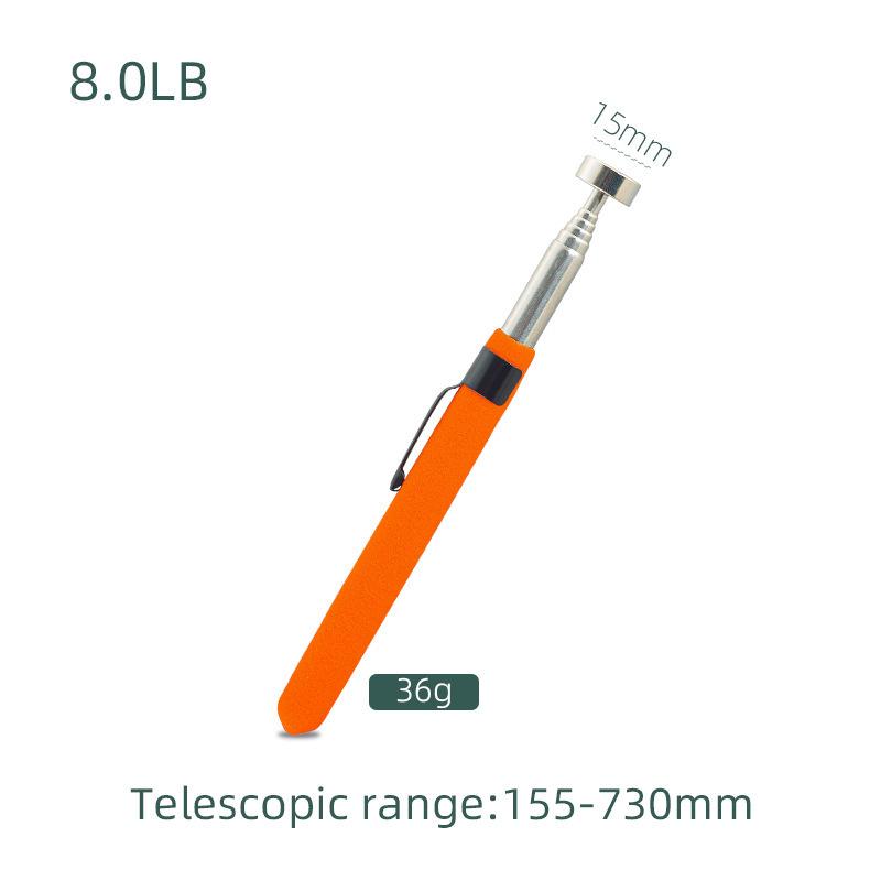 Magnetic Pickup Tool Kit with Telescopic Extension, Mirrors, Flashlight, and Storage Bag