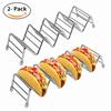 2Pcs Taco Holders Stainless Steel Taco Stand Rack for Hard or Soft Shell Tacos