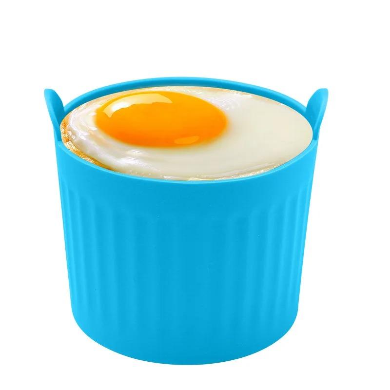 1/4PCS Reusable Silicone Air Fryer Liners and Baking Cups Accessories for Eggs Cakes Meatballs Non-Stick Kitchen Baking Tools