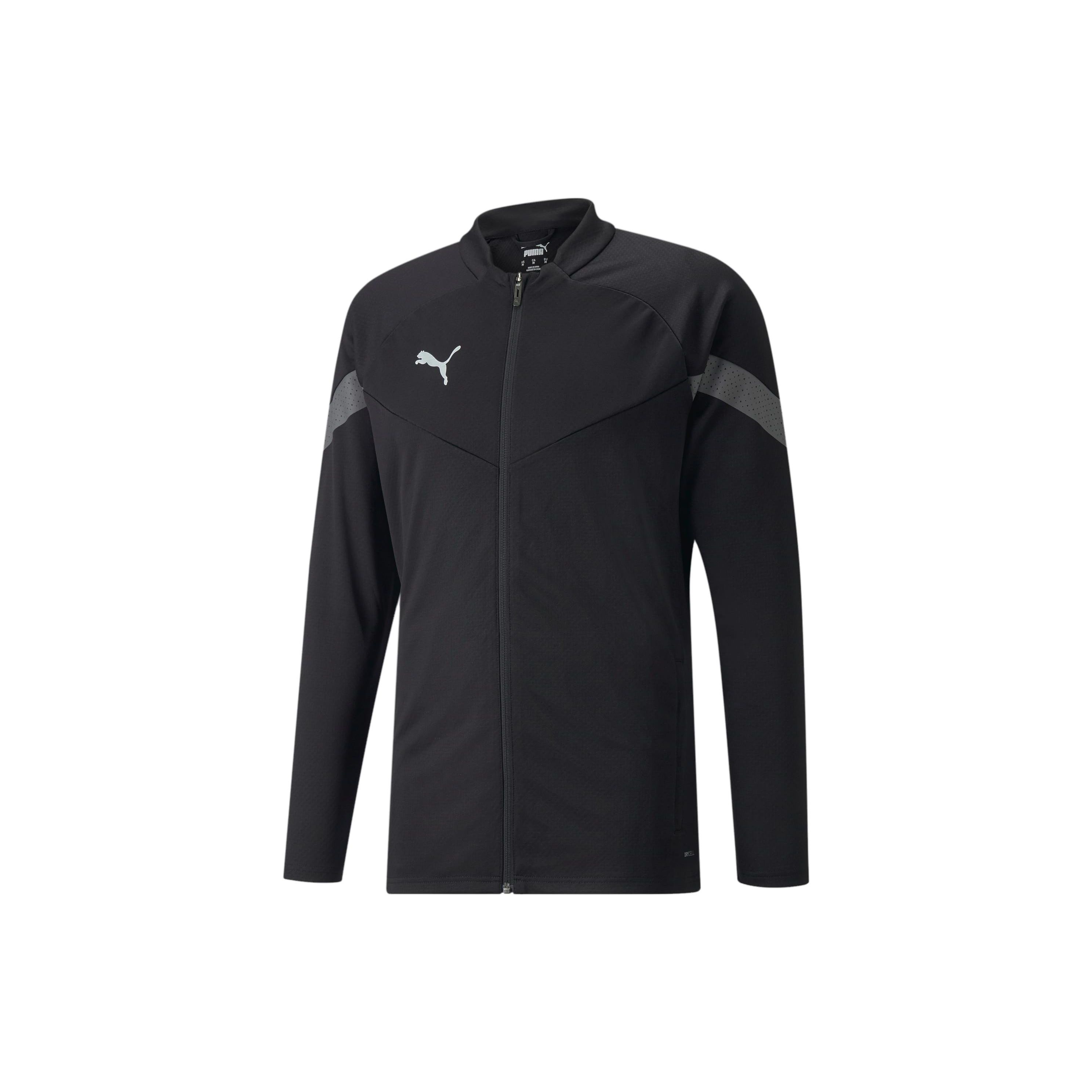 

Puma Teamfinal Training Football Jacket Color Block Logo Design Long Sleeve Men Jacket Black 657378-03 S