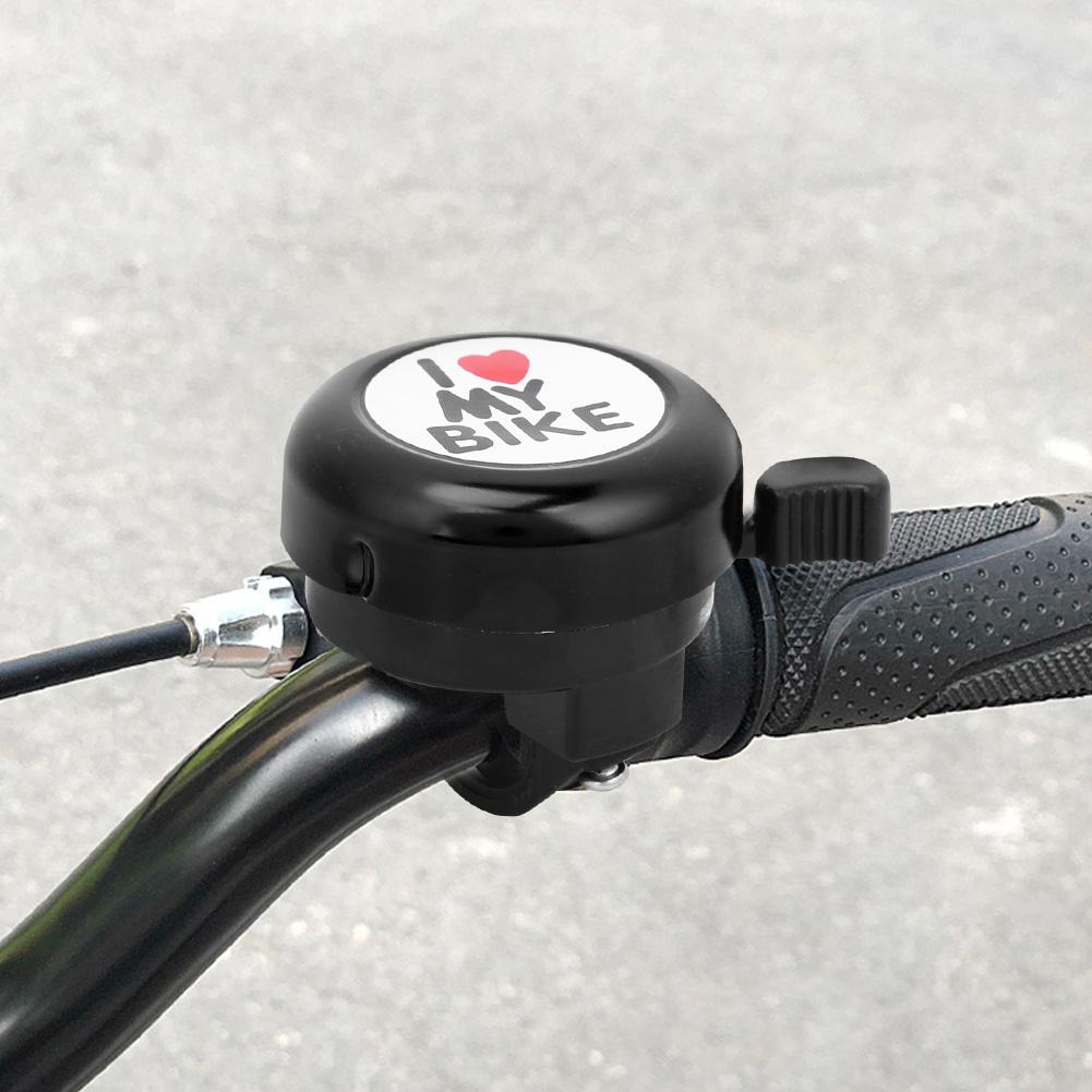 Quality Ultralight Mountain Bicycle Bike Bell Accessory Clear Sound (black)