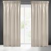 Curtain 140X270 Sibel Beige Velour Ready Made with Tape Pierre Cardin