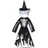 with Hat Halloween Dress Up Skeleton Carnival Party Reaper Set Luminous Witch Clothing  Performance