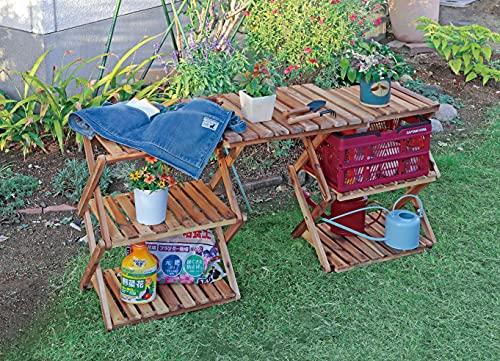 Captain Stag Scaffolding Slatted Freeboard Table & Board, 52 x 41 cm, CS Classics UP-1056, Natural