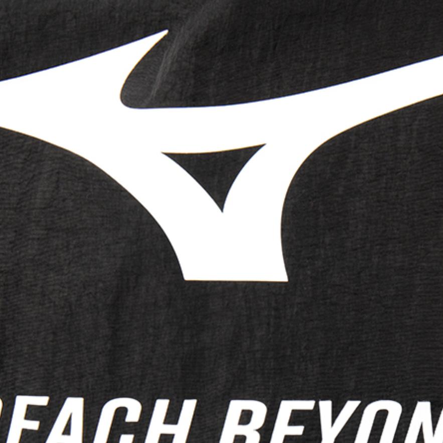 Mizuno Modisches Bequemes Vielseitiges Hautfreundliches Langarm-T-Shirt Unisex Oberteile Schwarz K2CE53Y309