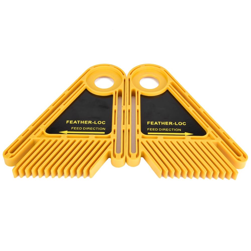 Plastic Double Featherboard For Trimmer Router Table Saw Woodworking Accessories