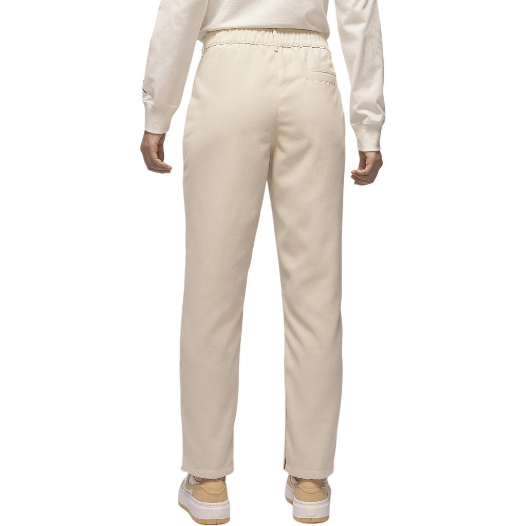 Jordan Woven Zipper Comfortable Solid Color Straight Leg Casual Pants Women Bottoms Legendary-Light-Brown FN5447-203