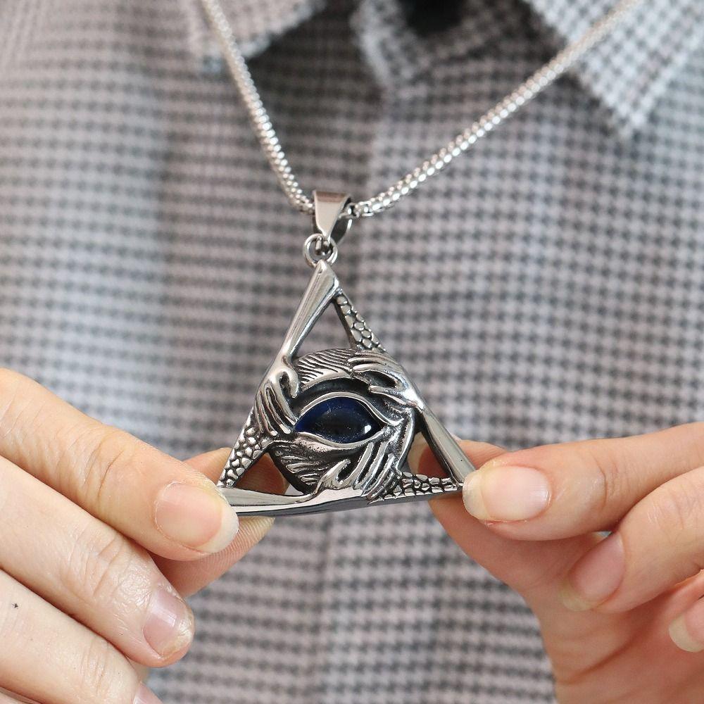Delicate Eyes of Demon Necklace Vintage Women Pendant Necklace Devil's Eye Necklace Party Favors