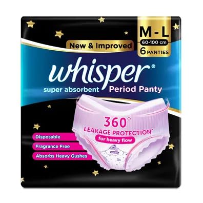Whisper Super Absorbējošas Menstruāciju Biksītes, 6