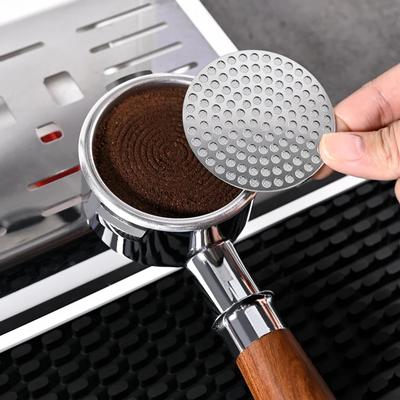 51/53/58mm Reusable Coffee Puck Screen 304 Stainless Steel Double Layer Coffee Filter Fine Mesh Professional Espresso Accessory