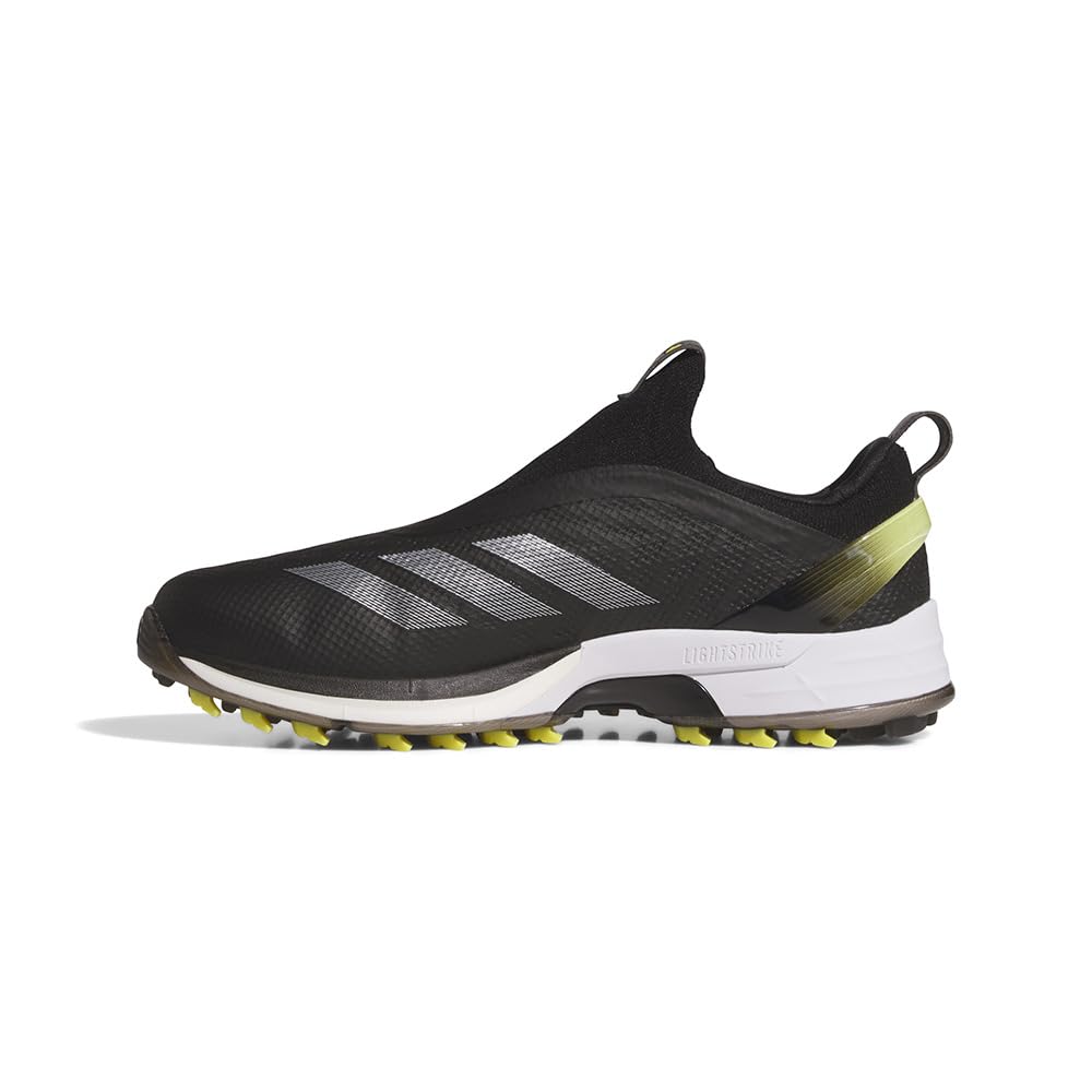 Adidas Golf Adizero Zed G 25 Boa Golf Shoes Core Sulfur cm 2E Men's Black/Silver Metallic/Pure 26.5
