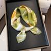 Beige Silk Silk Scarf Small Square Scarf Women's Versatile 111 Mulberry Silk Headband Small Silk Scarf Fashion Small Scarf with Shirt