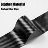 4pcs Car Door Plate Protective Stickers Carbon Fiber Style Car Sticker Sill Scuff Cover Anti Scratch Decal