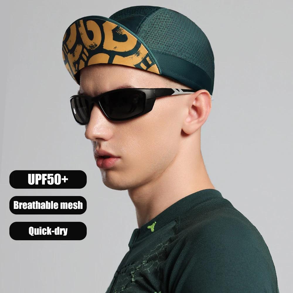 Lightweight Cycling Cap UV Protection Women Men Running Bike Cap Under Helmet Caps Cooling Skull Sweat Wicking Sun Hat