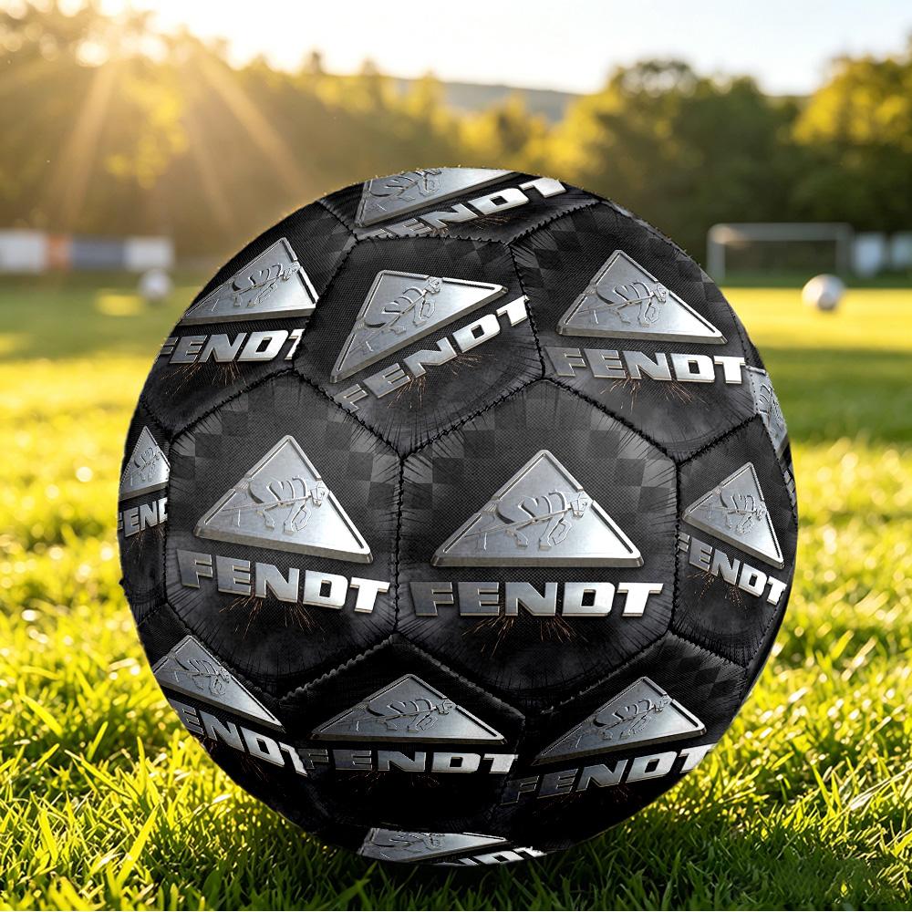 Fendt Print Standard Size 5 Soccer Ball Durable Shock?Absorbing Ball For Training Match Outdoor Play