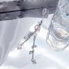 Unique Fringe Cellphone Strap with Jellyfish Shape Star Pendant Phone Lanyard DIY Handmade Cute Phone Charm Jewelry