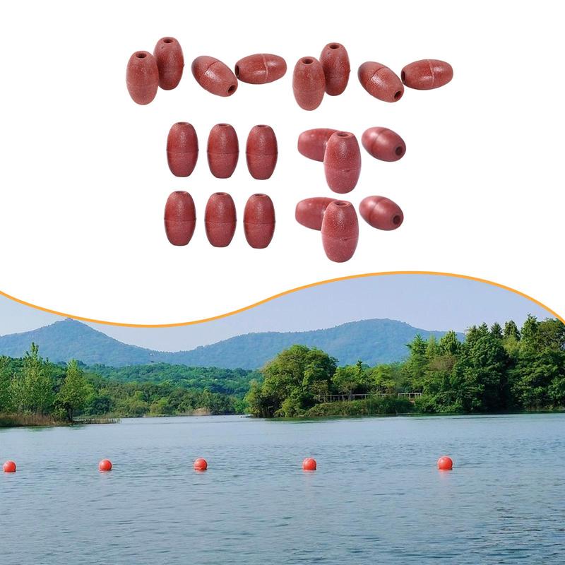 20 Pieces Rope Float Buoy Ball Lightweight Buoyancy Accessory Water Float Ball for Water Activities Swim Lane Sea Channel