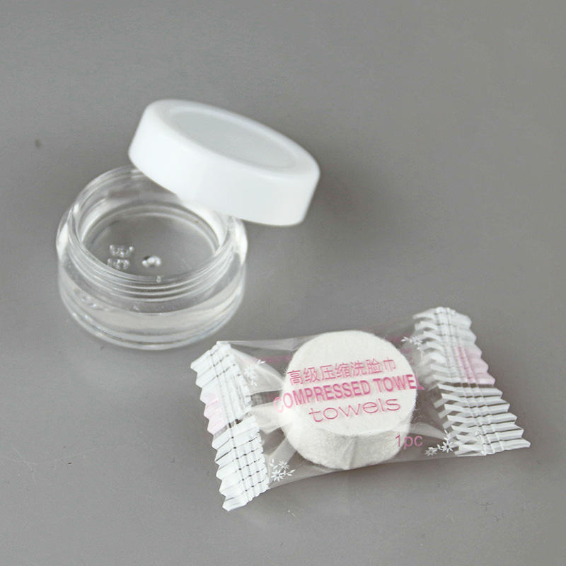 50pcs Magic Disposable Compressed Face Towel Nonwoven Candy Towel Travel Outdoor