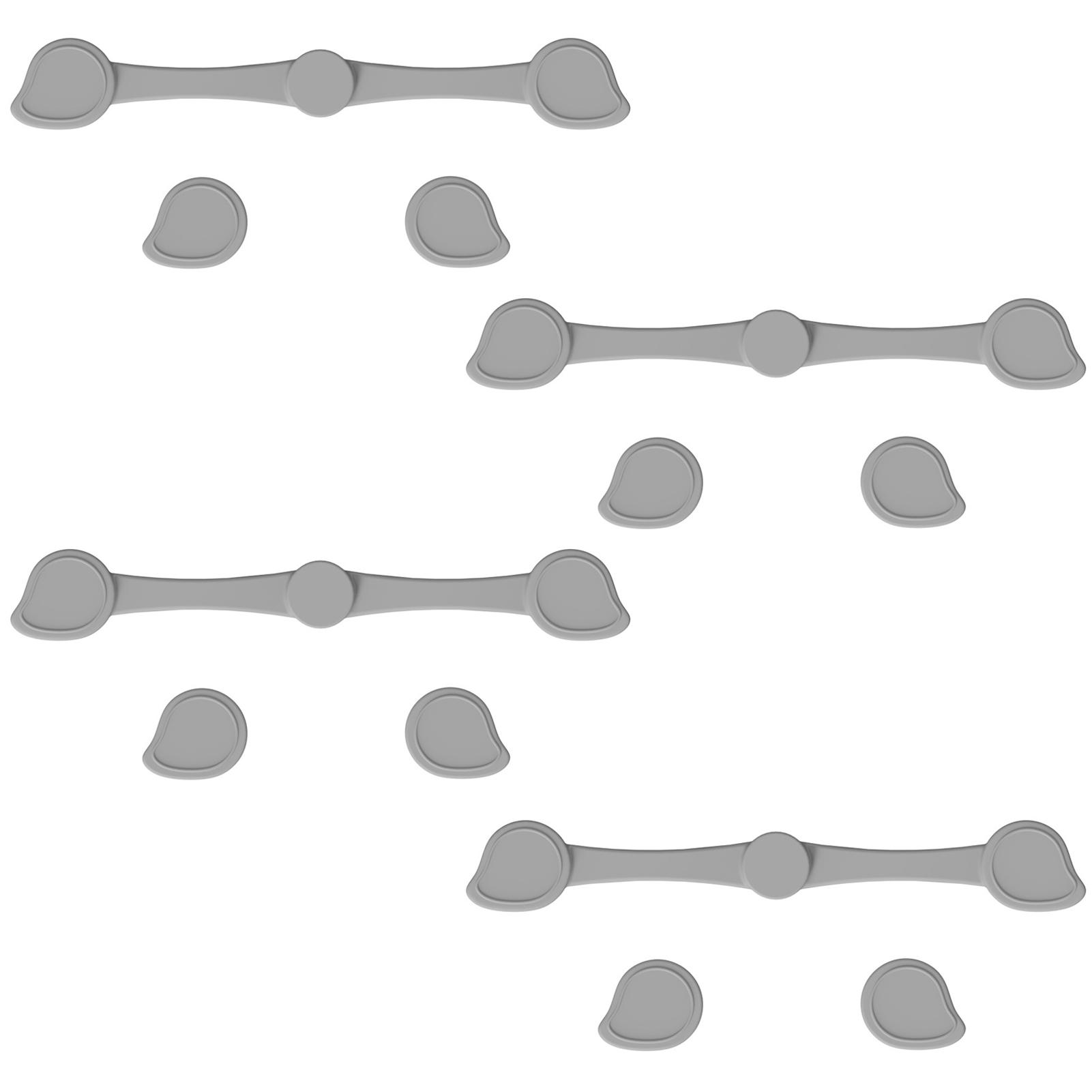 

4 шт./комплект Магнитный силиконовый зажим для аэрофритюрницы для фиксации пергаментной бумаги, замок для аэрофритюрницы, одноразовые вкладыши, предотвращающие подгорание бумаги