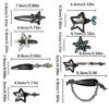 8pcs Silver Metal Star Hair Clip Comfortable And Secure Hair Accessories For Women And Girls Suitable For Weddings