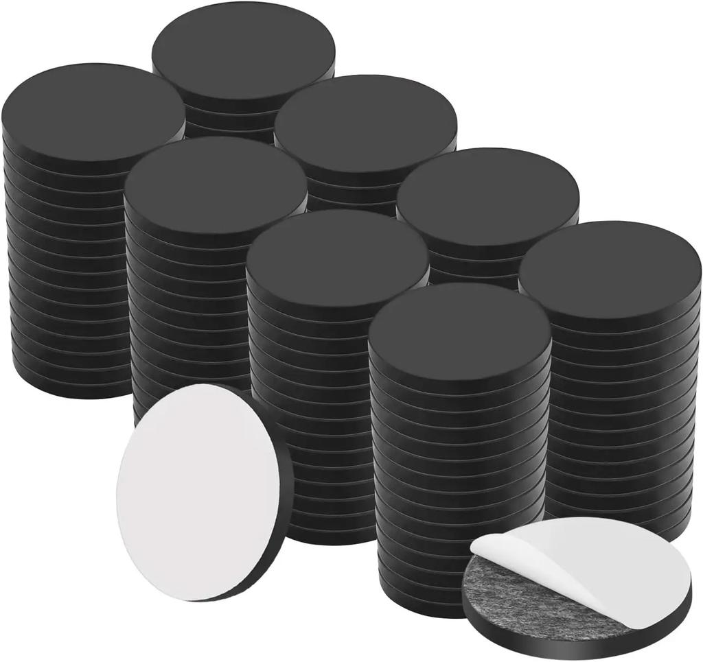 Round Magnetic Dots Self Adhesive Magnet Sheets Flexible Sticky Magnets for Home Office School Magnetic Stickers Circles
