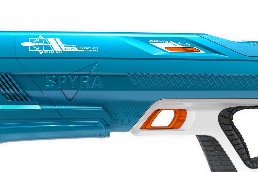 High-tech electric water gun SPYRA SpyraThree-Blue
