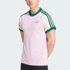 Adidas Logo Outdoor Casual Sports Crew Neck Pullover Short Sleeve T-Shirt Men Tops Light-Purple JC6513