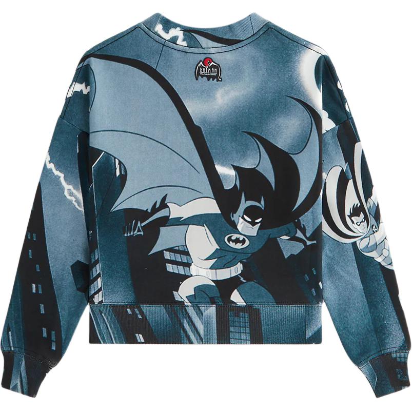 Kith Kids x Batman And Robin Nelson Crewneck Black Kids Tops Multi-Color KHK030722-001