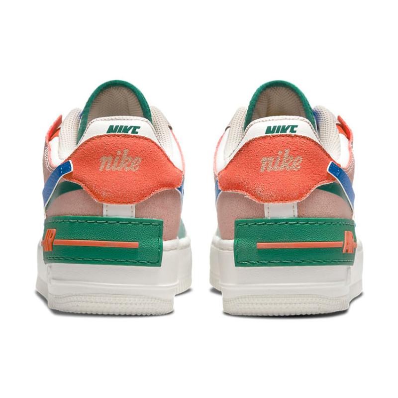 Nike Air Force 1 Shadow 'Sail Signal Blue Green' Women's Sneakers CI0919-109