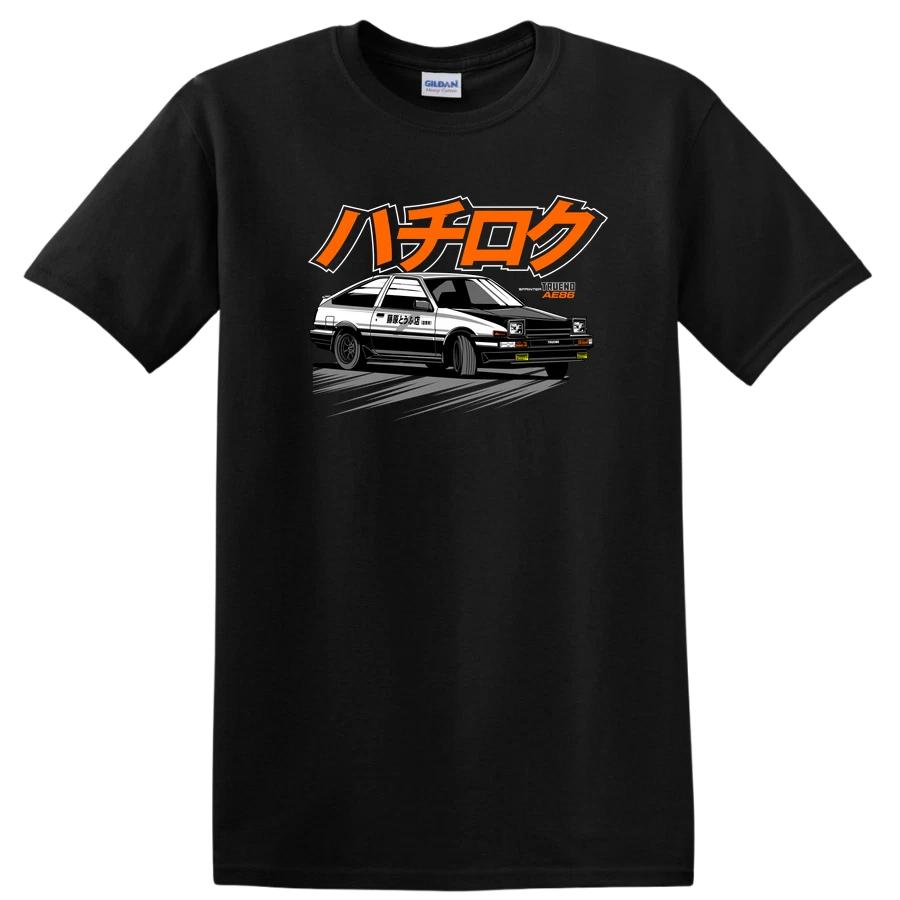 Hachi Roku T Shirt Japanese Car Design Graphic Tee Drift Racing Enthusiast XL