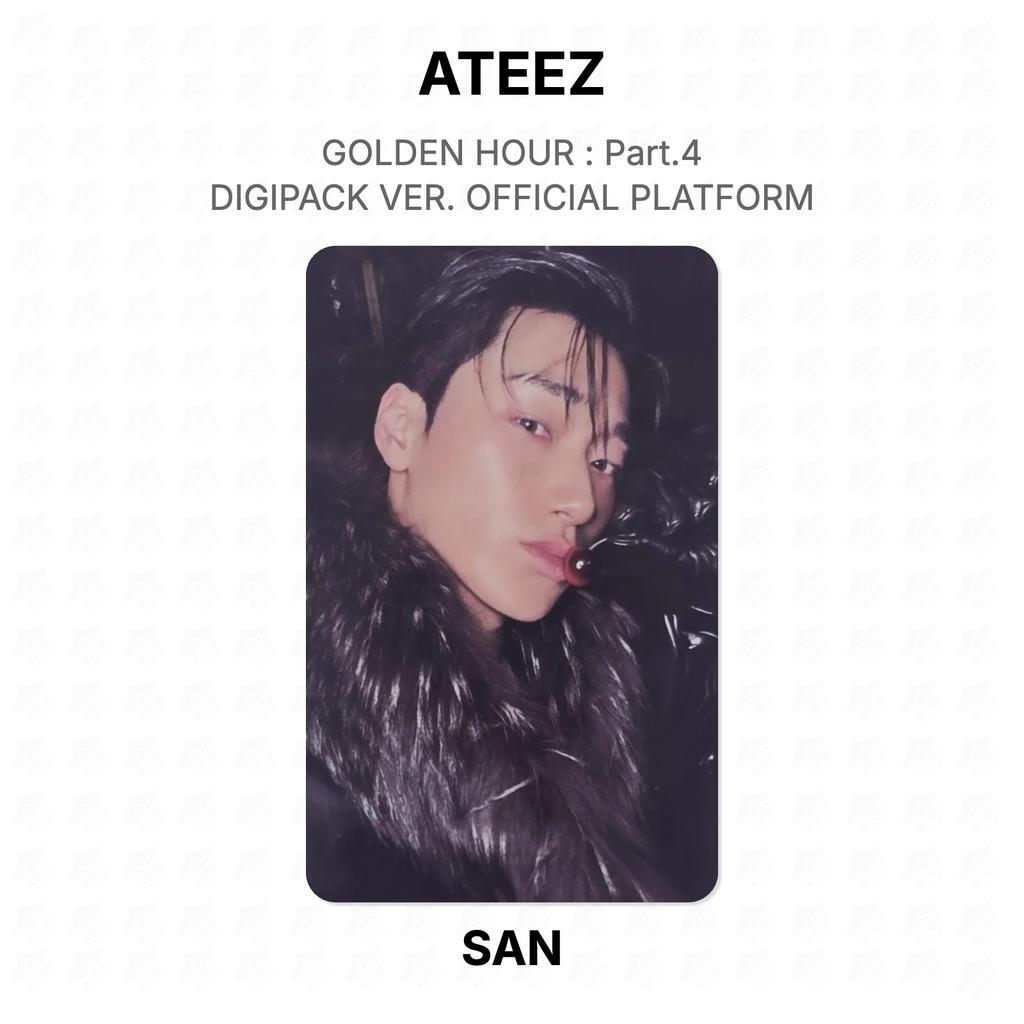 ATEEZ GOLDENE STUNDE : Teil 4 DIGIPACK VERSION. OFFIZIELLE PLATTFORM Offizielle Fotokarte
