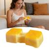 Squeeze Toys Yellow Brushed Rice Cakes Imitation Silicone Soft Sticky Bags Stretchy Food Bread Desserts Fidget Toys For Kids