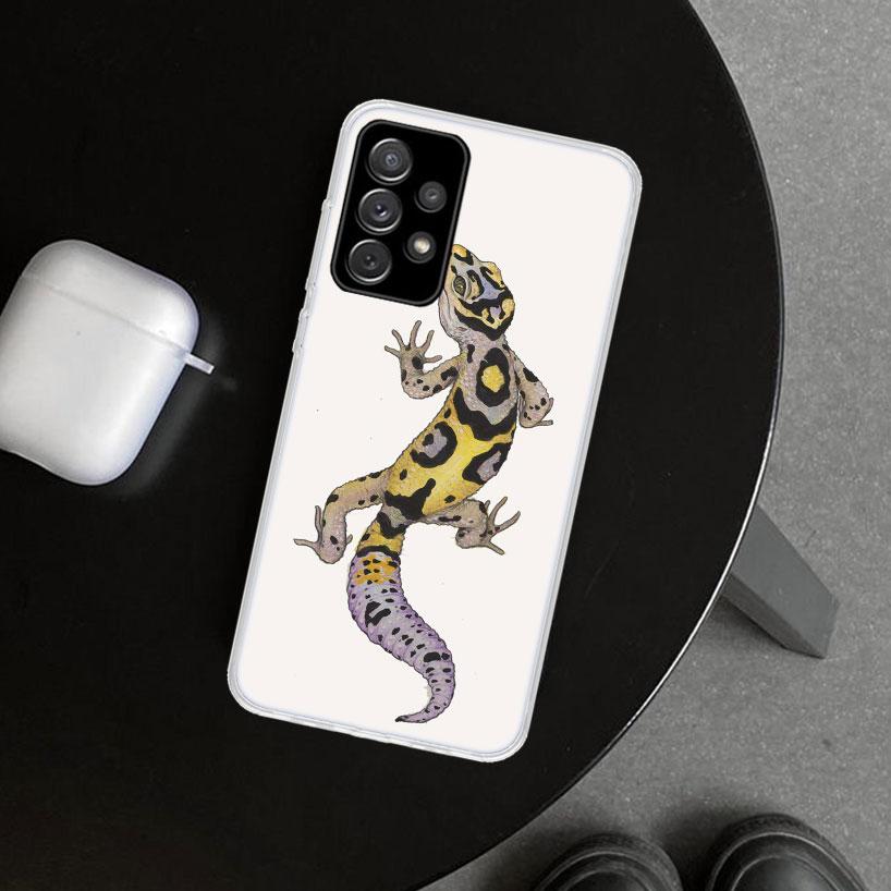 Lizards Geckos Phone Case for Samsung Galaxy A17 A16 A26 A36 A56 A57 A37 A15 A25 A35 A55 A14 A24 A34 A54 A13 A23 A33 A53 Galaxy