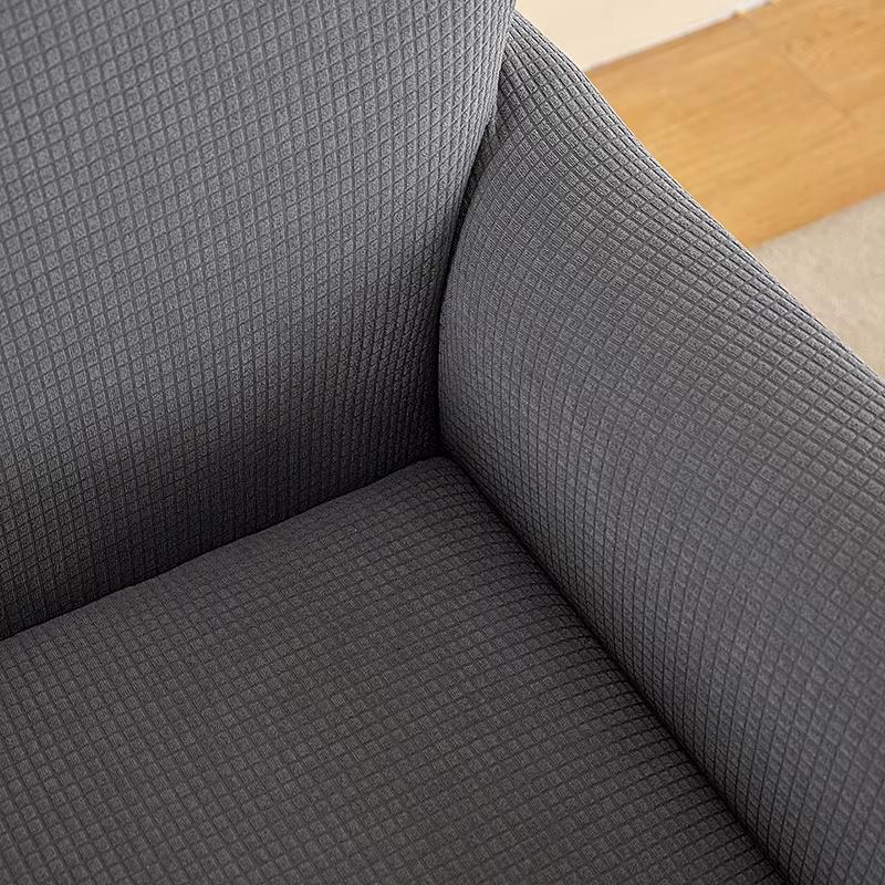 Waterproof Stretch Armchair Cover Sofa Cover for Living Room Thick Soft Chair Cover with Elastic Bottom Couch Cover for Pets Kid