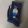 Trendy Little Bear Mid-Calf Women's Cotton Socks for Spring and Autumn