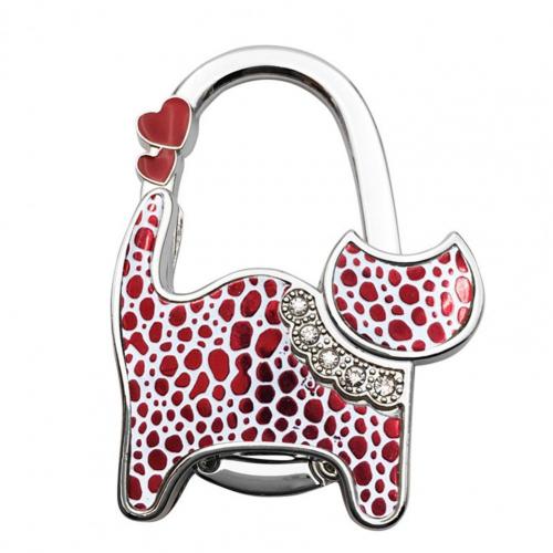 Durable Handbag Hanger Cats Shaped Bag Hanger Folding Non-slip Saving Space Table Purse Rack