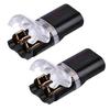 Double Wire Plug In Connectors Screwless Quick Dual Wire Terminal Block Suitable For Hard Wires