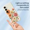 For Samsung Galaxy S24 FE Case Beautiful Flowers Pattern Printing Straight Edge TPU Phone Back Cover