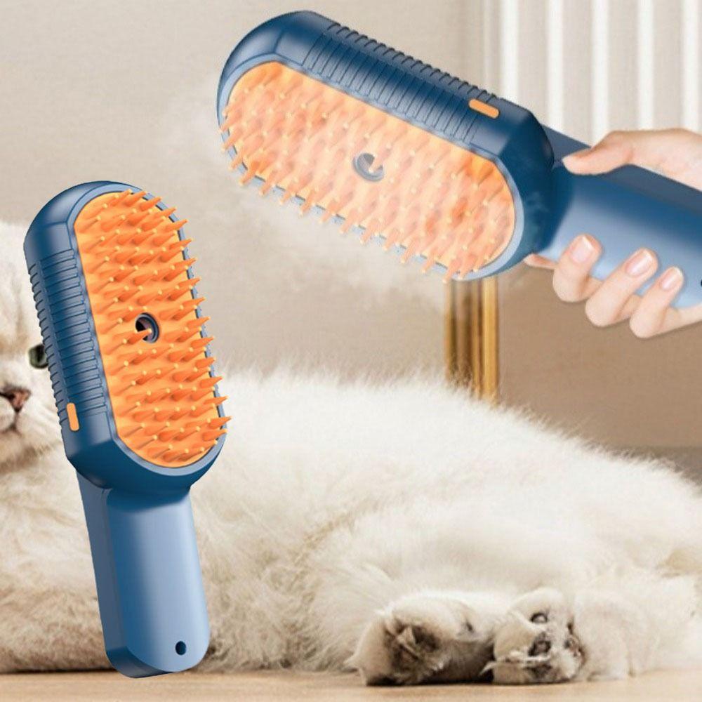 Steam Spray Function Pet Cleaning Spray Comb Cat Massage Comb  For Hair Removal And Detangling