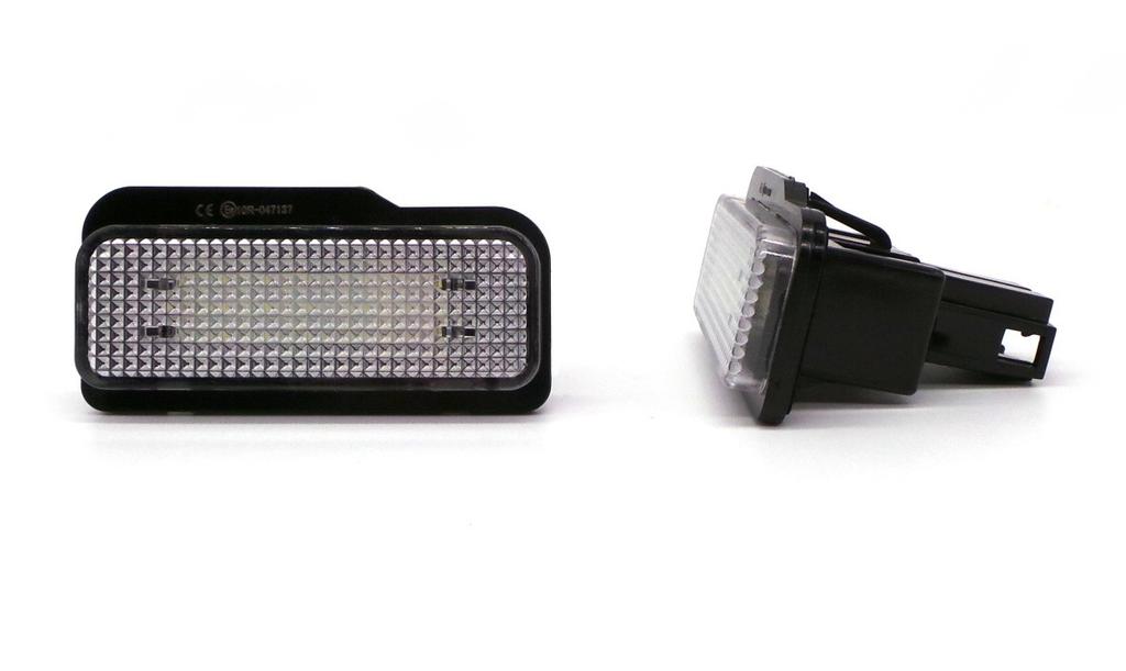 Lampy rejestracji LED 2szt kompatybilne z Mercedes, 12V, Off-Road