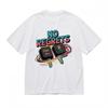 Men's T-Shirt With Digital Nostalgia Graphic Unisex White 100% Cotton Tops USA