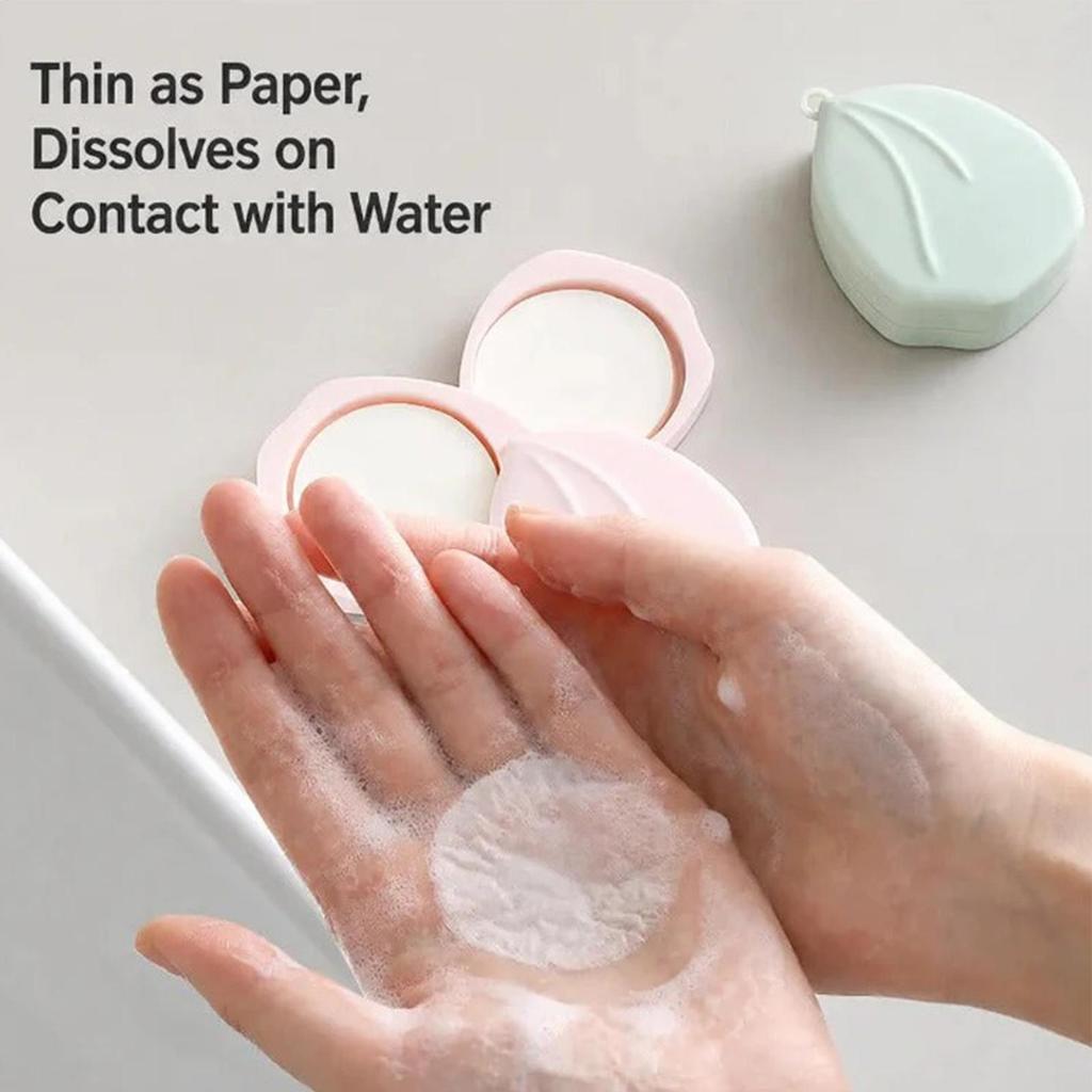 Portable Travel Disposable Hand Soap Sheets Outdoor Camping Hand Sanitizer Disposable Portable Foam Bath Sheets cleaner