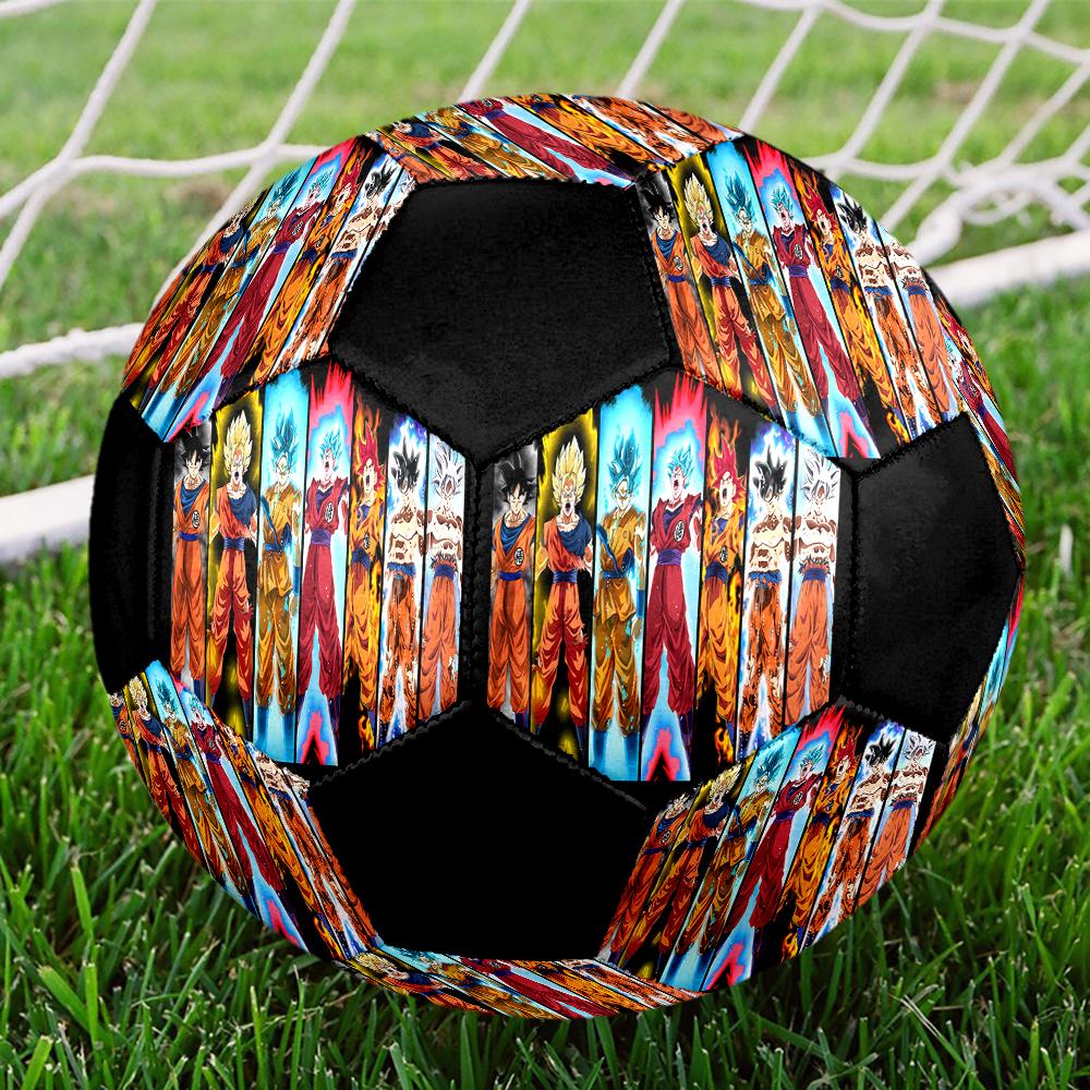 1pc Dragon Ball Z Football Soccer Ball Size 5 Indoor Soccer Ball Fashion Colorful  Backyard Game -Great For Sports Fans Gift HE10