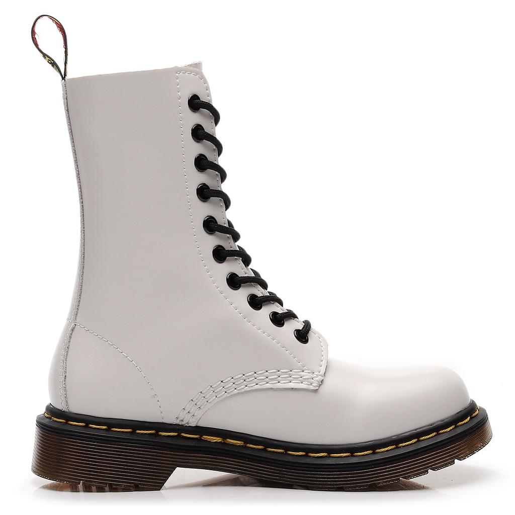 Versatile and Versatile 1490 Tooling Boots Women's 10-hole British Style Couple Short Boots Men's and Women's Leather Boots Round Head Trend Euro